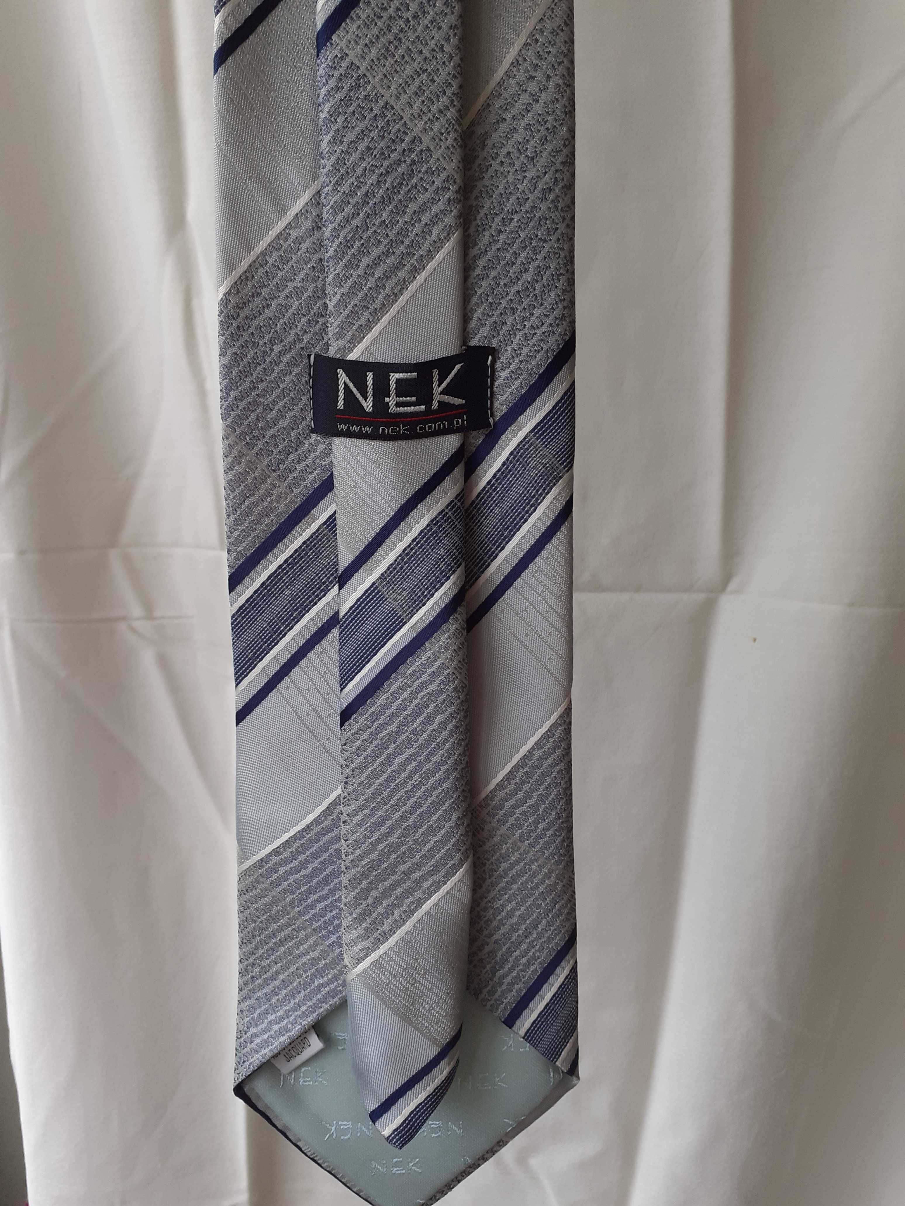 Krawat jasnoniebieski  firmy NEK