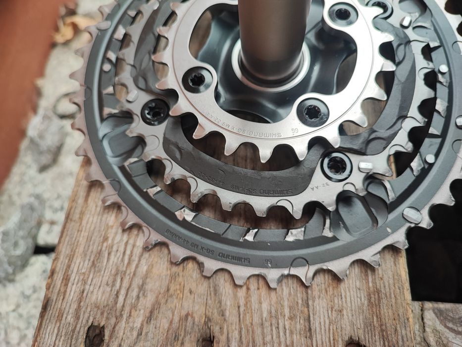 Korba rowerowa Shimano XTR M970 175mm Hollowtech 2 BB90 Retro MTB