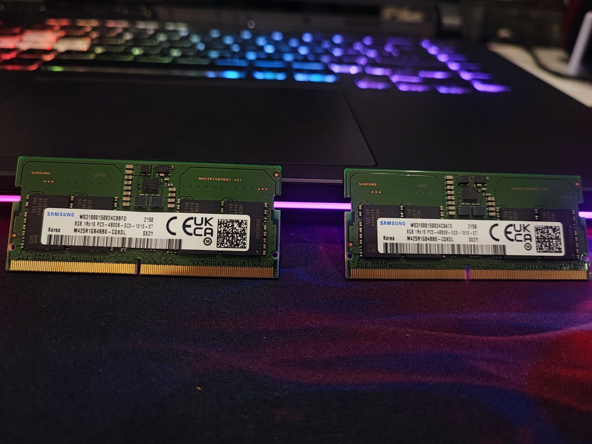 Оперативная пам'ять Samsung DDR5 4800Mhz 8GB×2 (16GB)