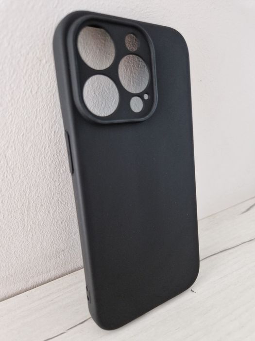 Back Case MATT do IPHONE 15 PRO Czarny