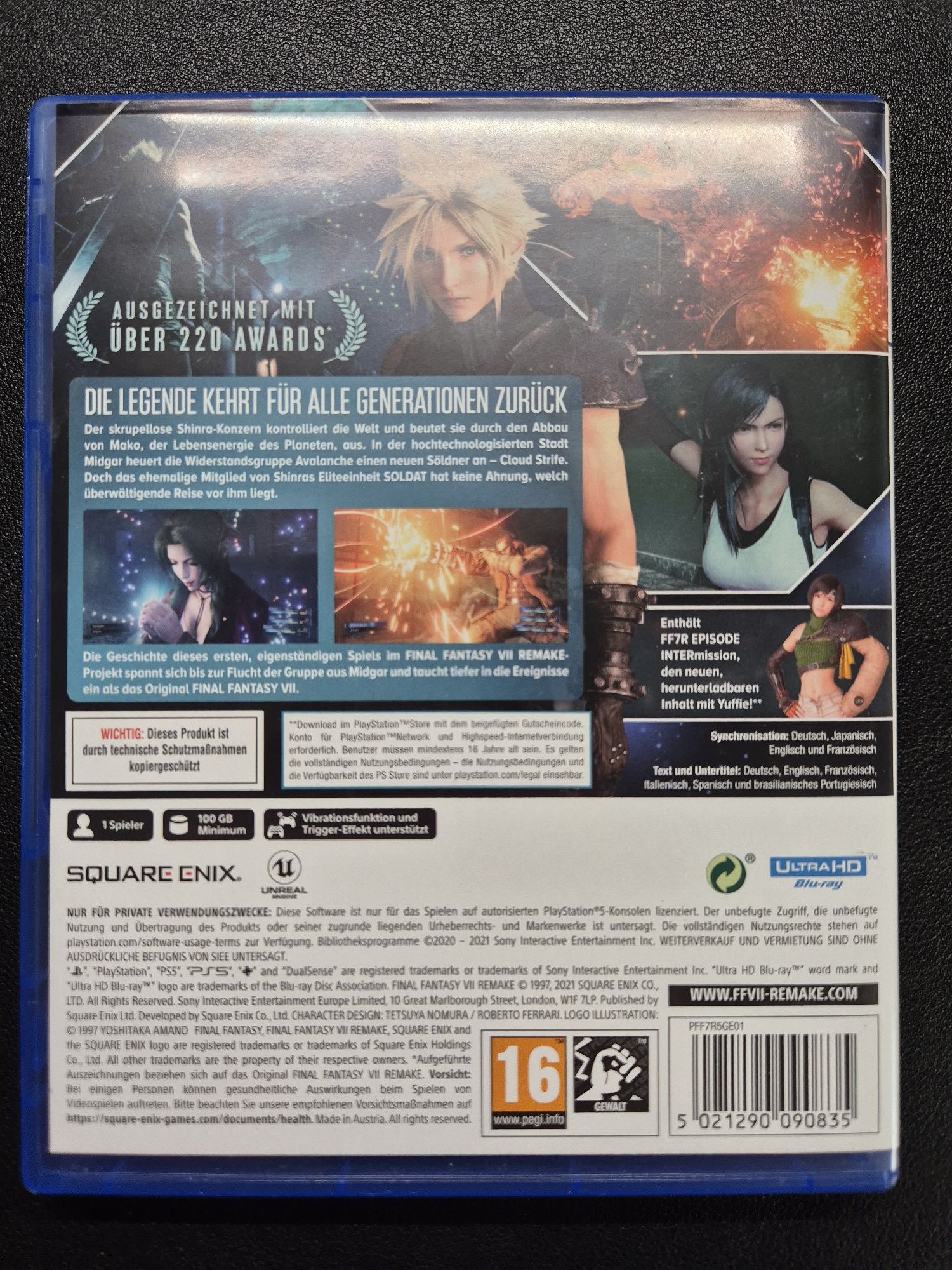 Final Fantasy VII Remake Intergrade PS5