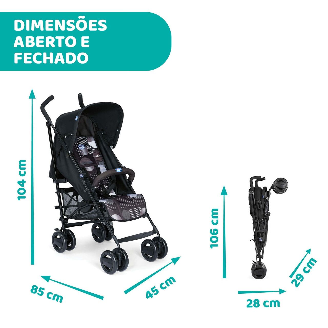 Carrinho criança passeio Chicco London