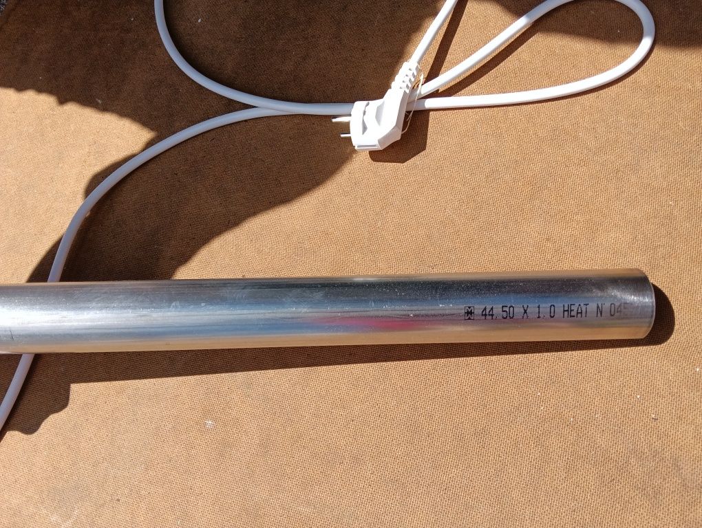 Zanurzalny elektryczny podgrzewacz do cieczy, 2000 W, stal nier