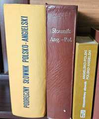 3 słowniki polsko-angielski oraz ang-pol. oraz tzw. kieszonkowy