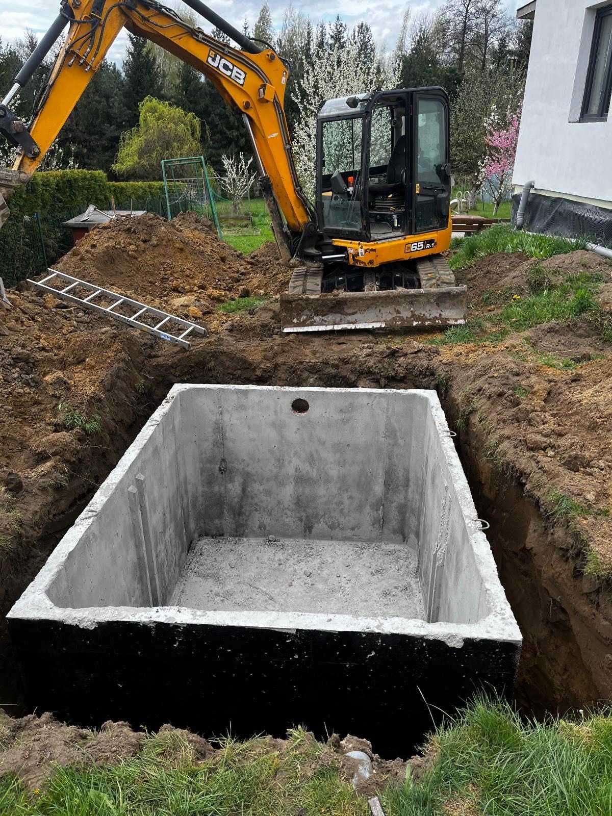 Szamba Szambo z Wykopem Zbiornik na Deszczówkę Usługi Kompleksowe