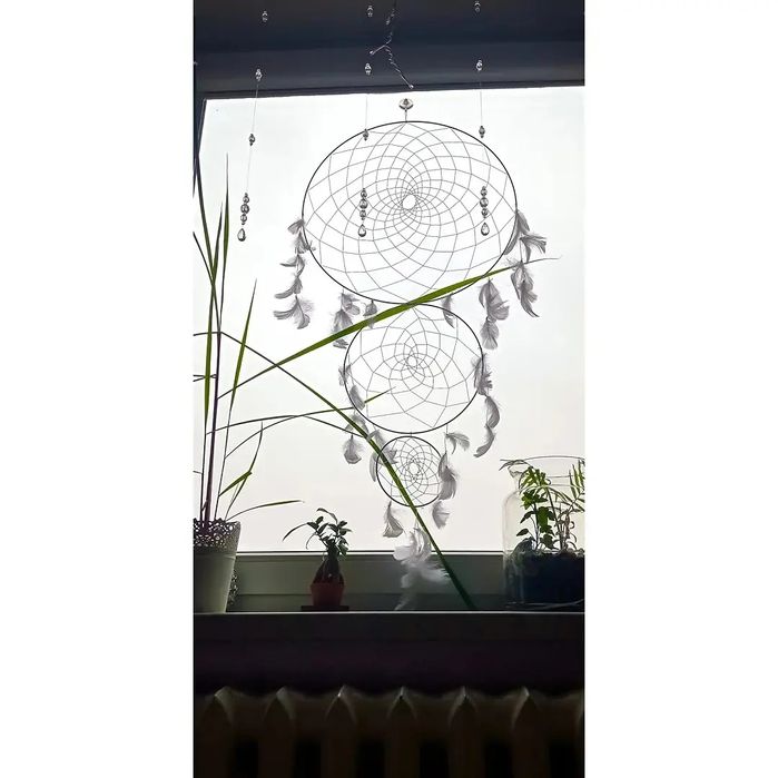 Oryginalny, ogromny łapacz snów, 50 / 120cm