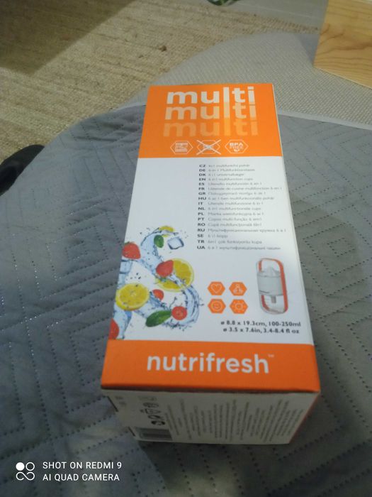 Copo multifunções - Nutrifresh 6 em 1 (na caixa)