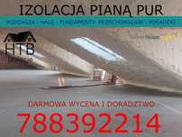 HTB-Izolacje ocieplenie piana pur poddasza/fundamentu/zbiorników/hal.
