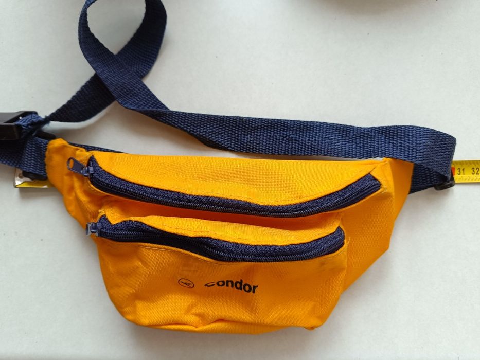 mała reklamowa torebka na pas nerka linie lotnicze Condor