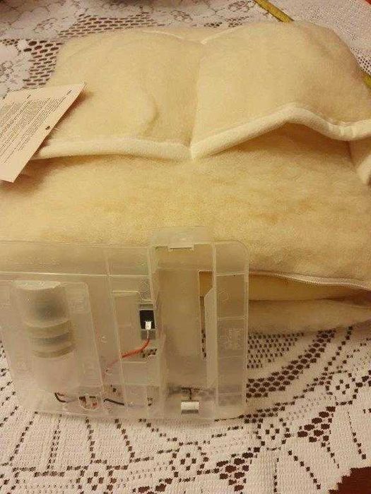 Poduszka zdrowotna z owczej wełny z ogrzewaczem na dłonie ręce +etui