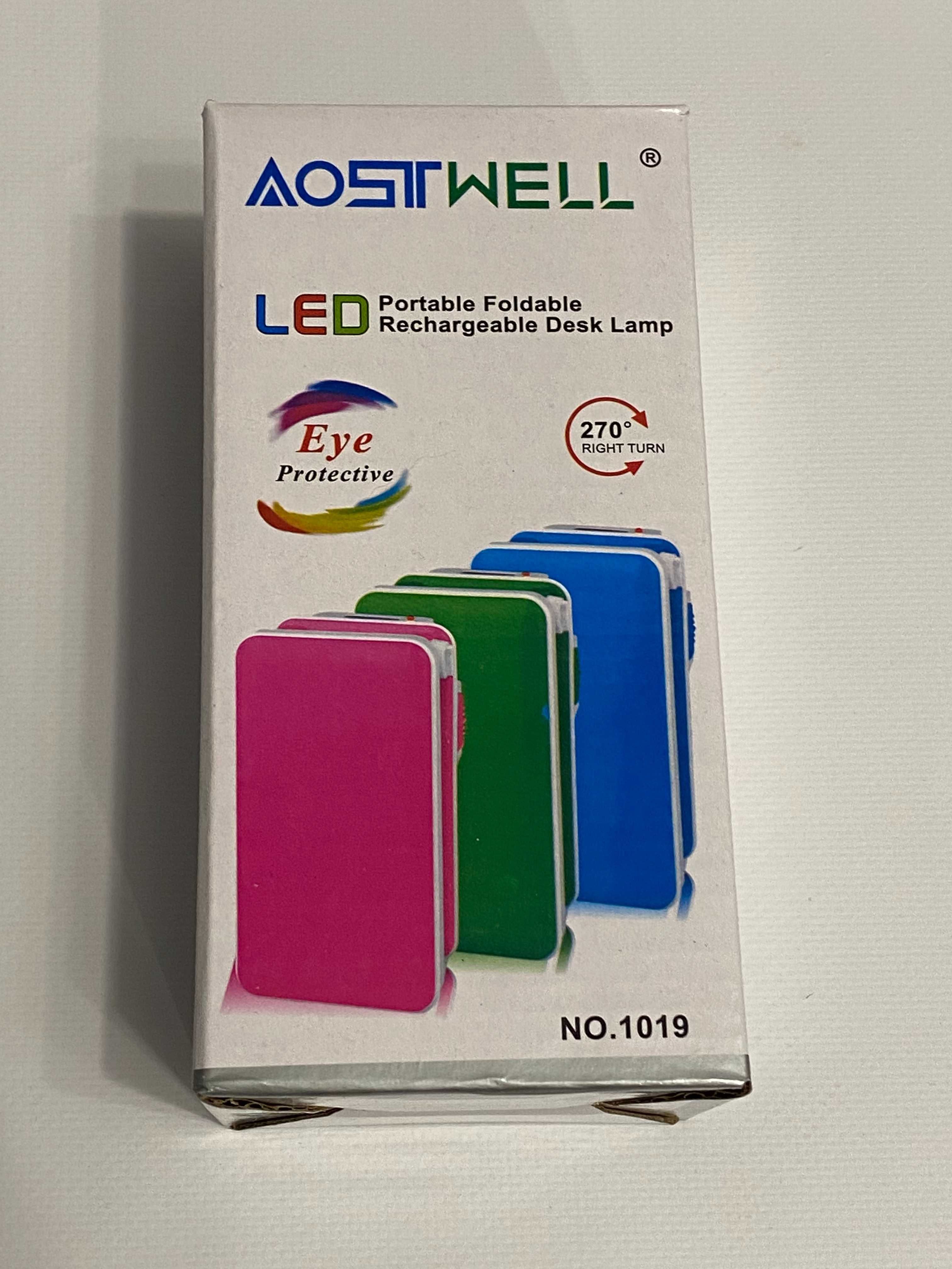 Аккумуляторная настольная Led лампа Aostwell 1018 2 Вт