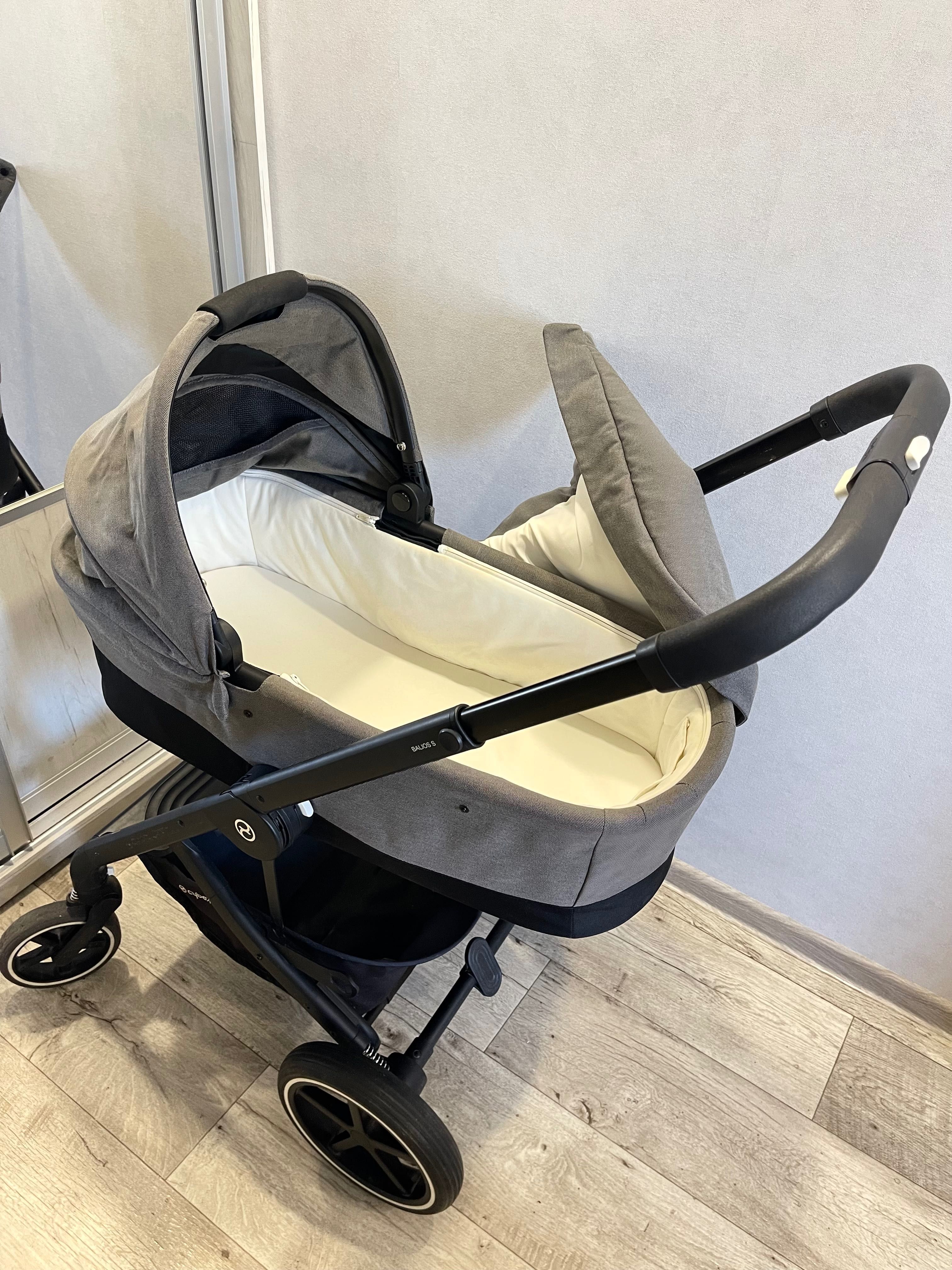 Дитяча коляска 3 в 1   Cybex Balios S Lux Soho Grey