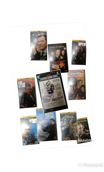 21 VHS James Bond 007