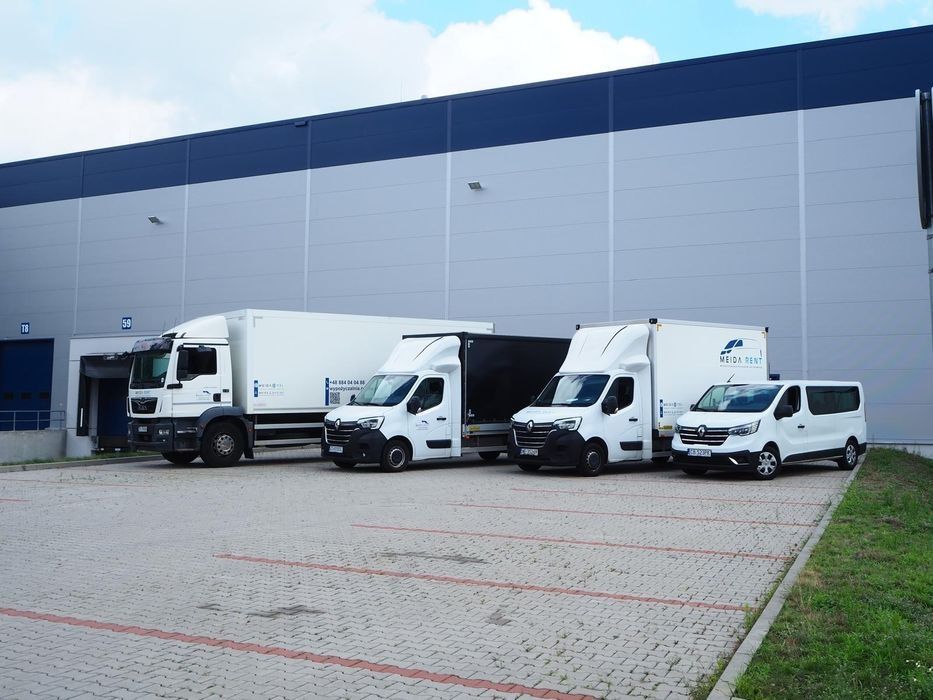 MEIDA Rent Wynajem wypożyczalnia busów ciężarowych kontener winda