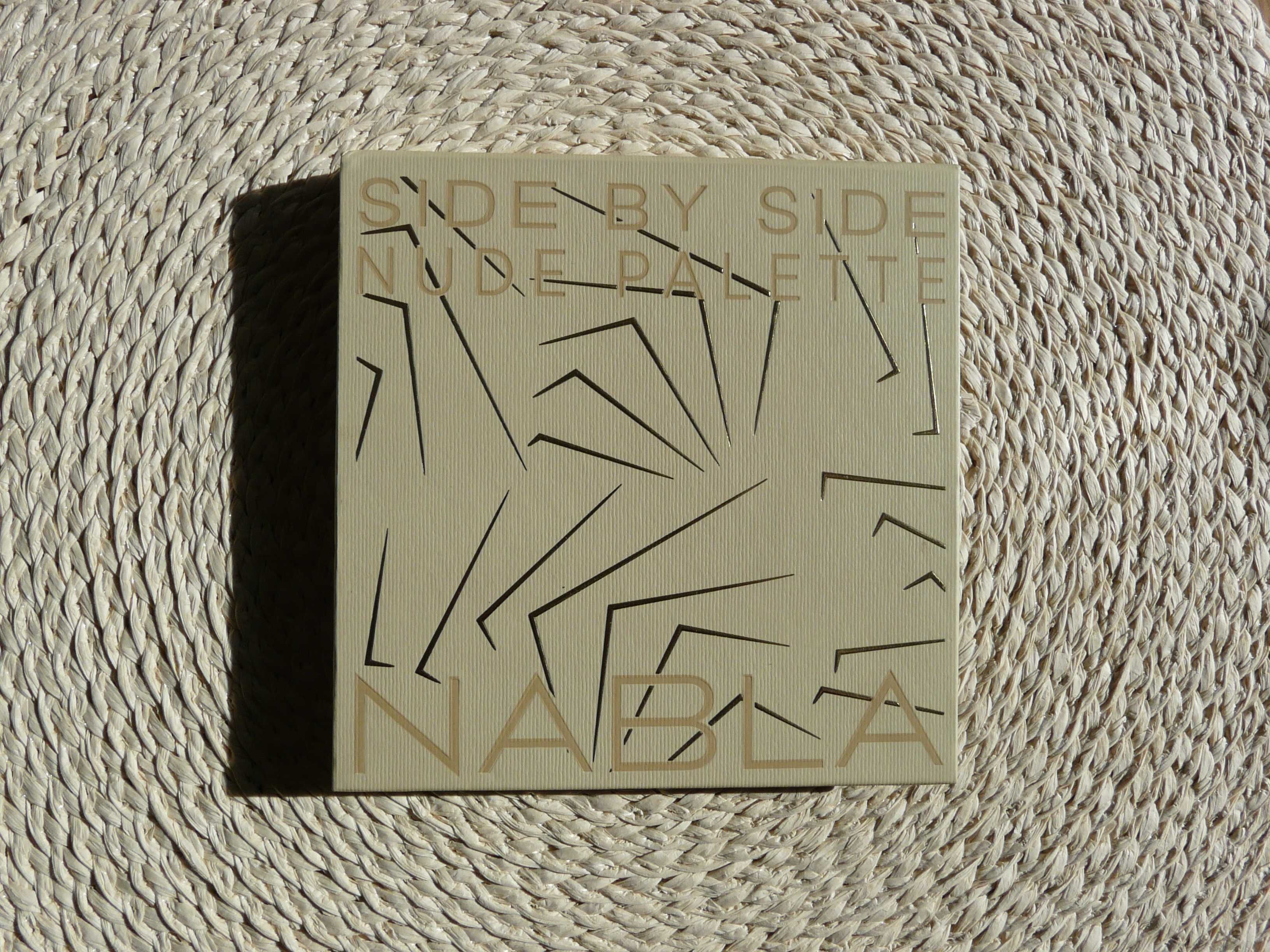 NABLA Side by side Nude palette Paleta cieni do powiek