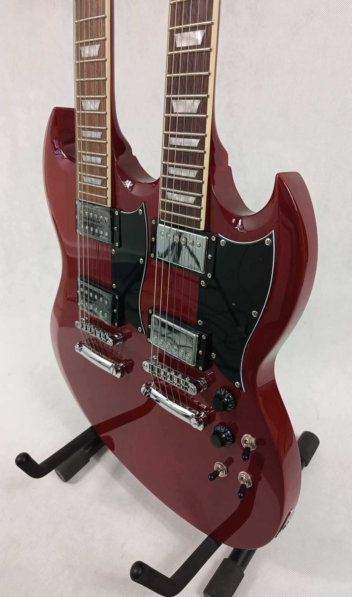 Gitara elektryczna Harley Benton DC-Custom 612 Cherry-typ SG