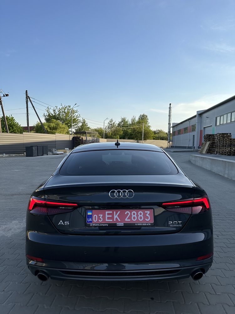 Свіжо приганий Audi A5 Sportback S-line 2018