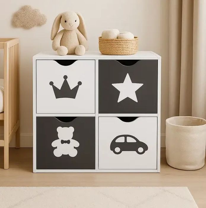 Стеллаж детский для игрушек дитячий стелаж Шафа для іграшок і книг