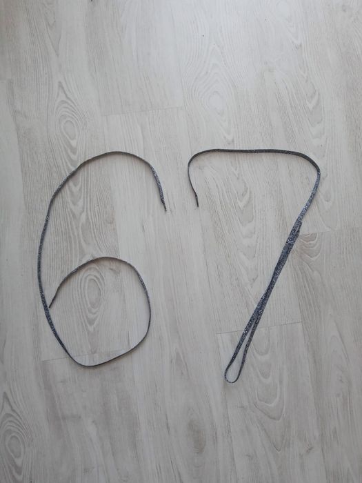 Czarne sznurówki bandana drip Af1 swaggy swag