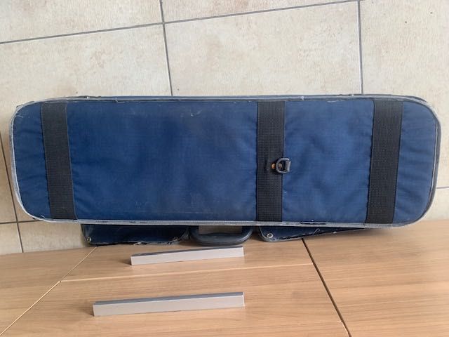 Futerał na skrzypce 4/4 twardy oldschool starszego typu 78x24x17  GEWA