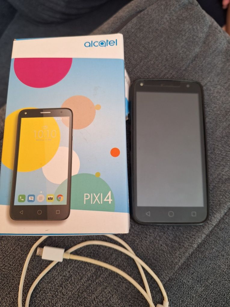 Alcatel Pixi4+kabel+plecki+szkło hartowane+ nowa bateria