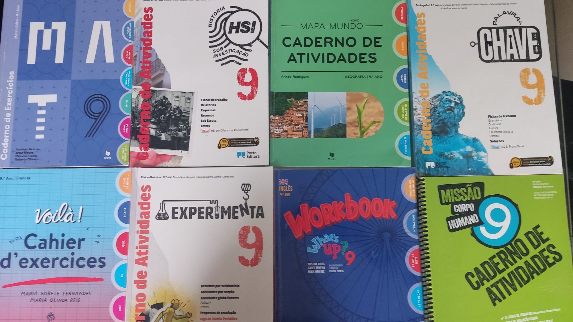 Cadernos de atividades 9° ano