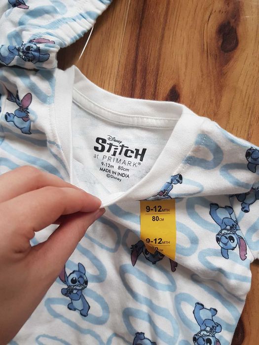 Piżama Disney Baby Stitch  9-12 miesięcy 80cm bawełna