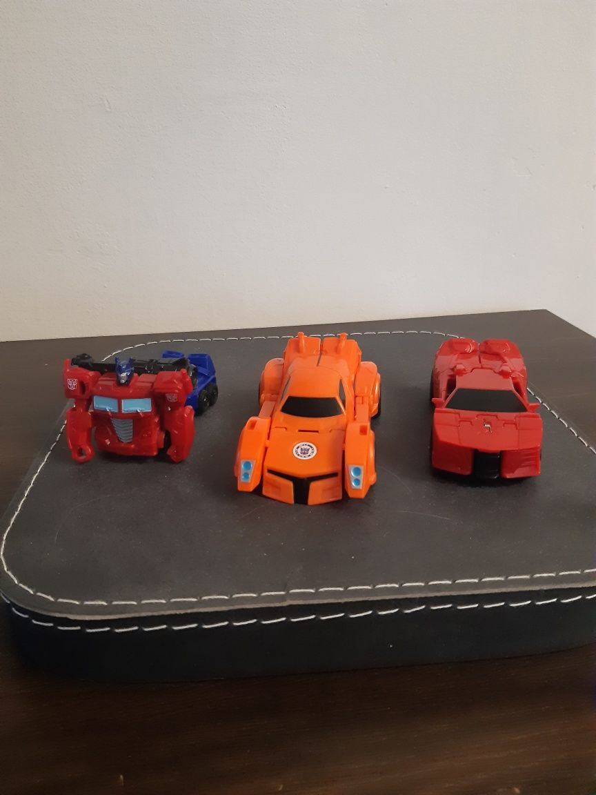 Transformers 3 sztuki zestaw figurki samochody