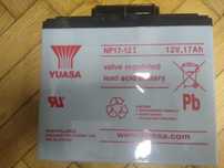 Nowy akumulator ołowiowy AGM Yuasa NP17-12I, AGM 12V, 17Ah