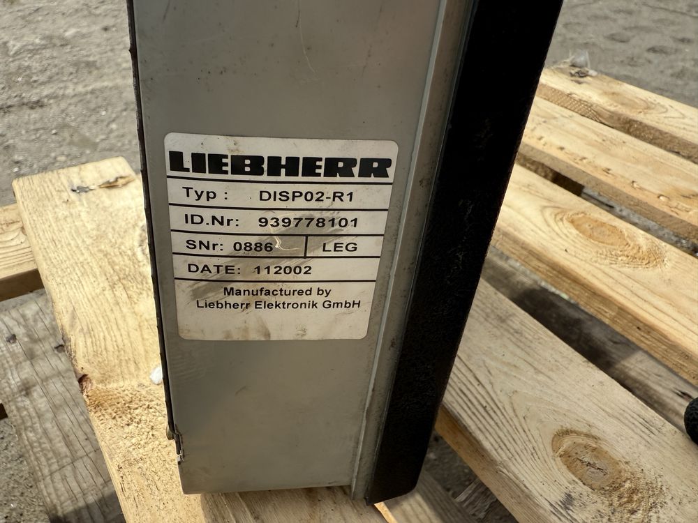 Monitor wyświetlacz Liebherr DISP02-R1 do koparki Liebherr