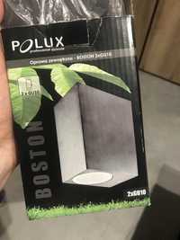 Polux nowa oprawa scienna kinkiet zewnetrzny boston grafit 2xgu10