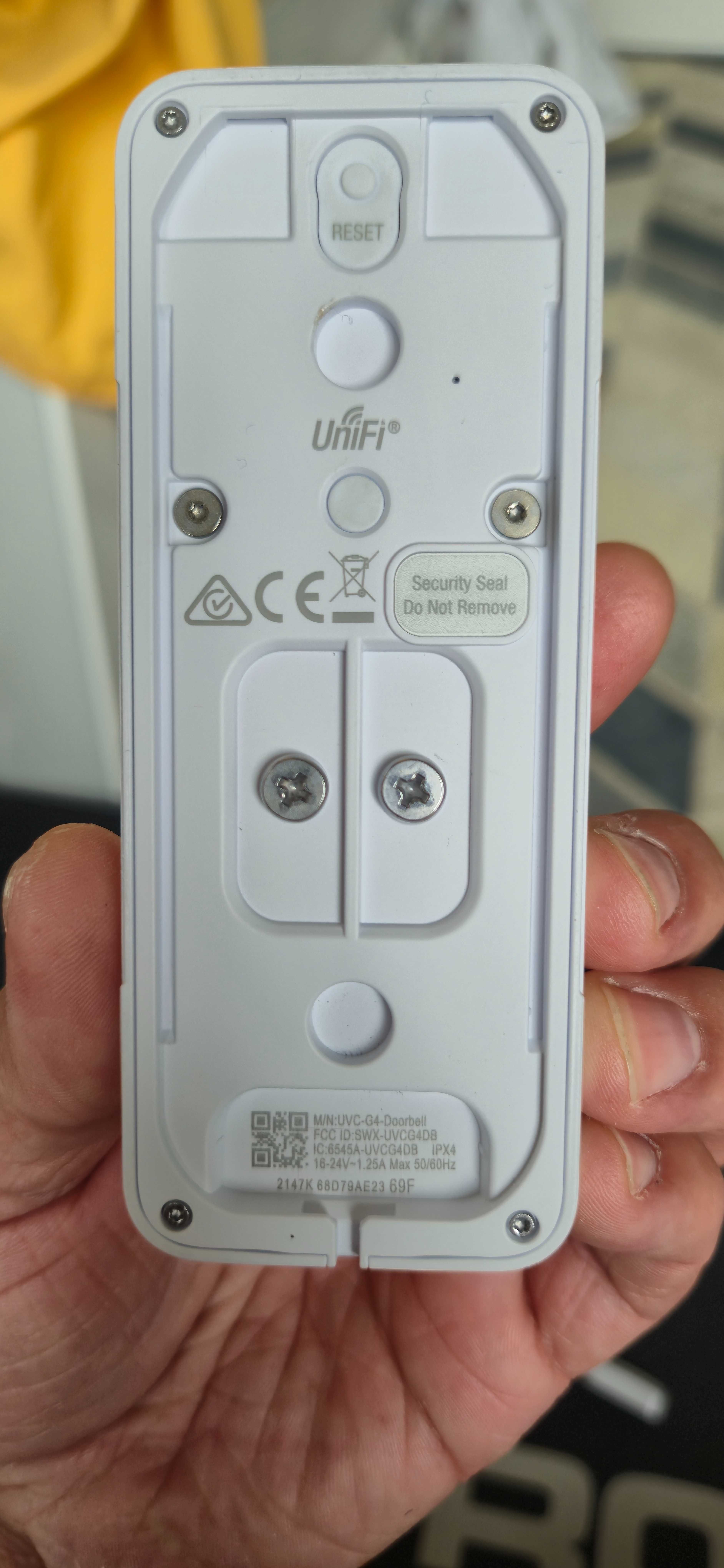 Dzwonek/kamera wifi Unifi G4 Doorbell UVC-G4-Doorbell-EU Ubiquiti