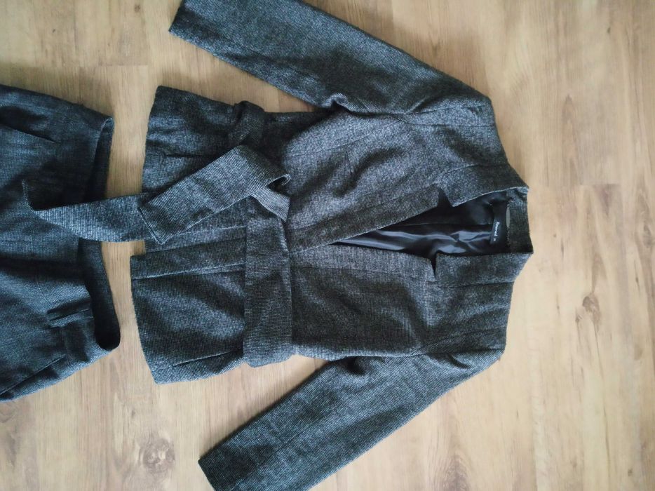 Elegancki Kostium żakiet i spodnie