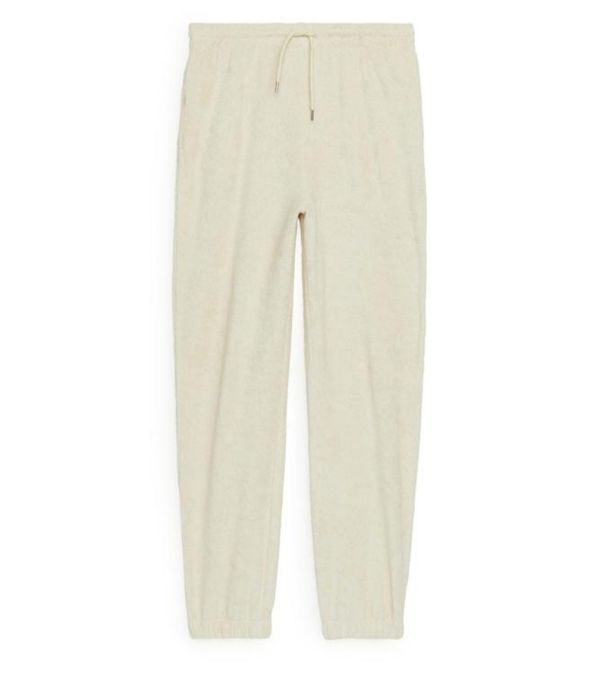 Arket махрові бавовняні жіночі штани джогери