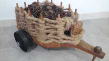 Carro decoração 60cm por 45cm