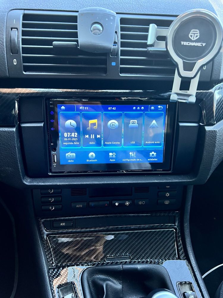 Radio Multimedia CarPlay com Camara Traseira.