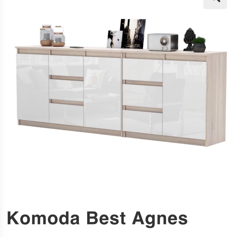 Komoda Duża Do Salonu Sypialni Różne Kolory