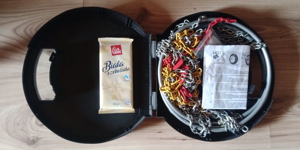 Czekolada Fin Carre biała gratis dorzucam łańcuch Bottari Rapid T2 9mm