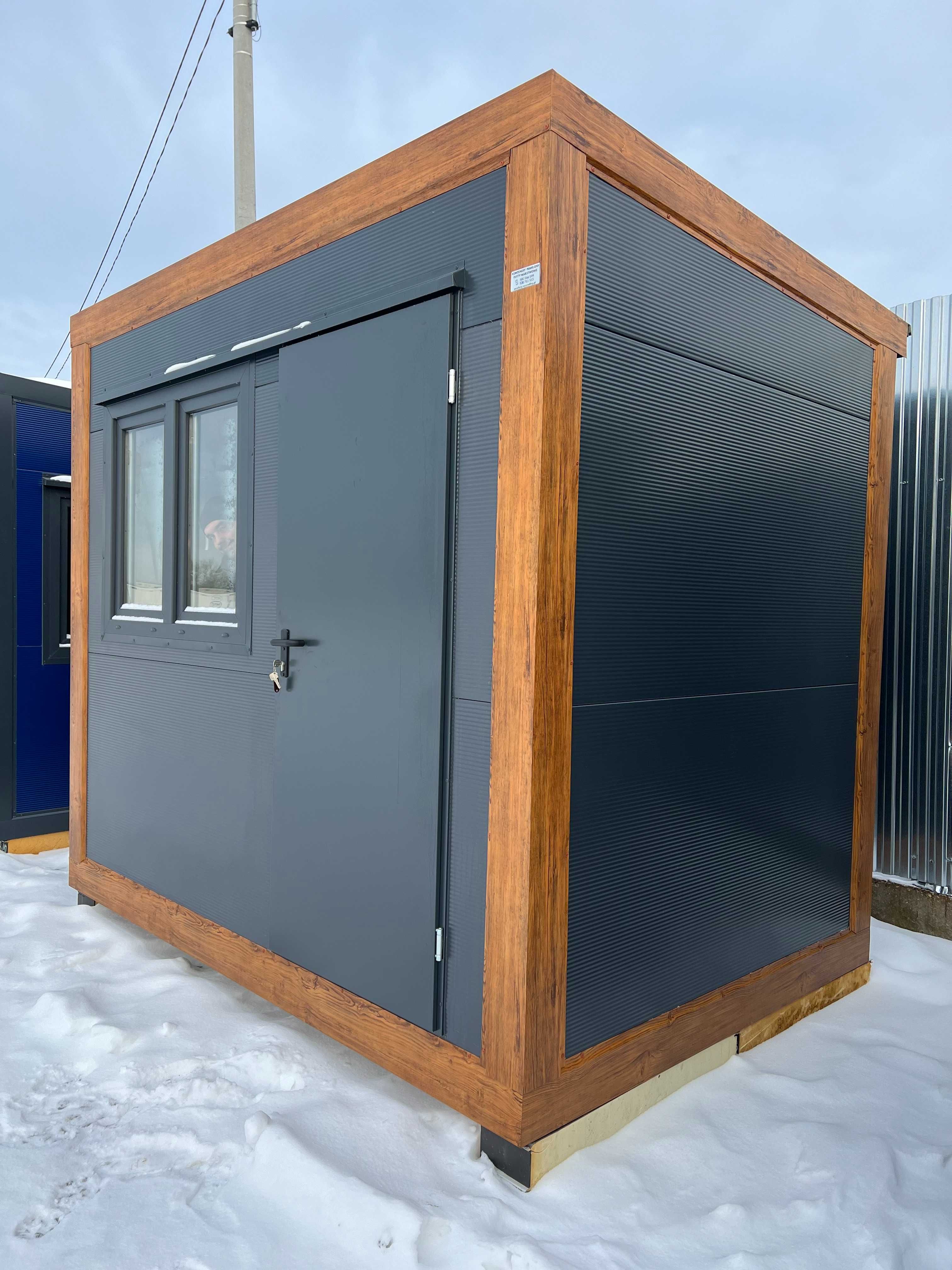 Kontener 3x2, płyta PIR 120mm, stróżówka, kiosk, domek ogrodowy