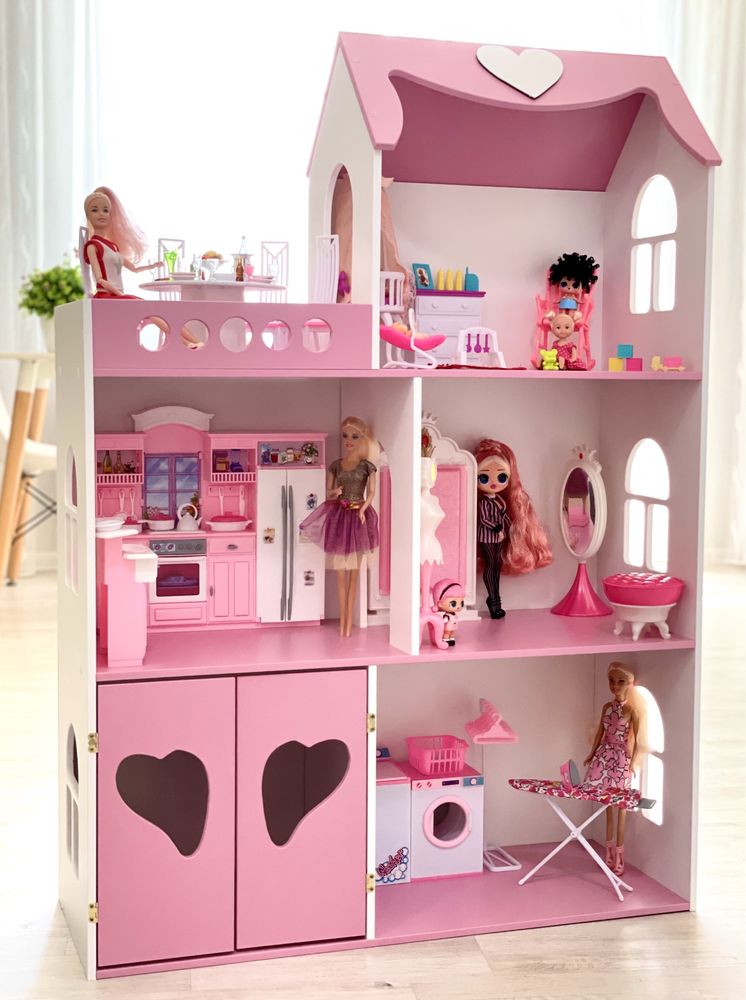 Кукольный домик/домик для кукол/домик для барби/ляльковий будинок