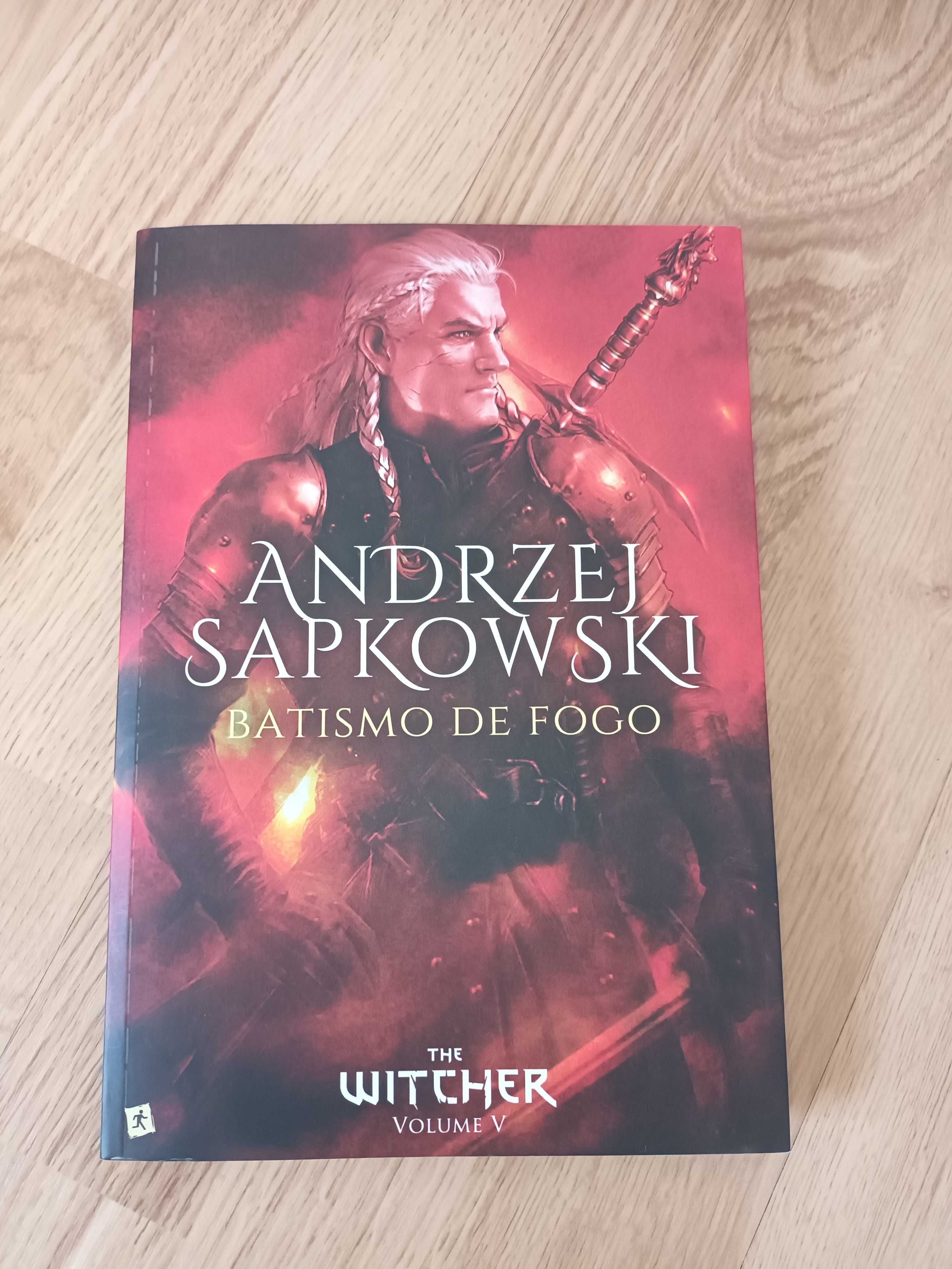 Coleção livros The Witcher Andrzej Sapkowski.