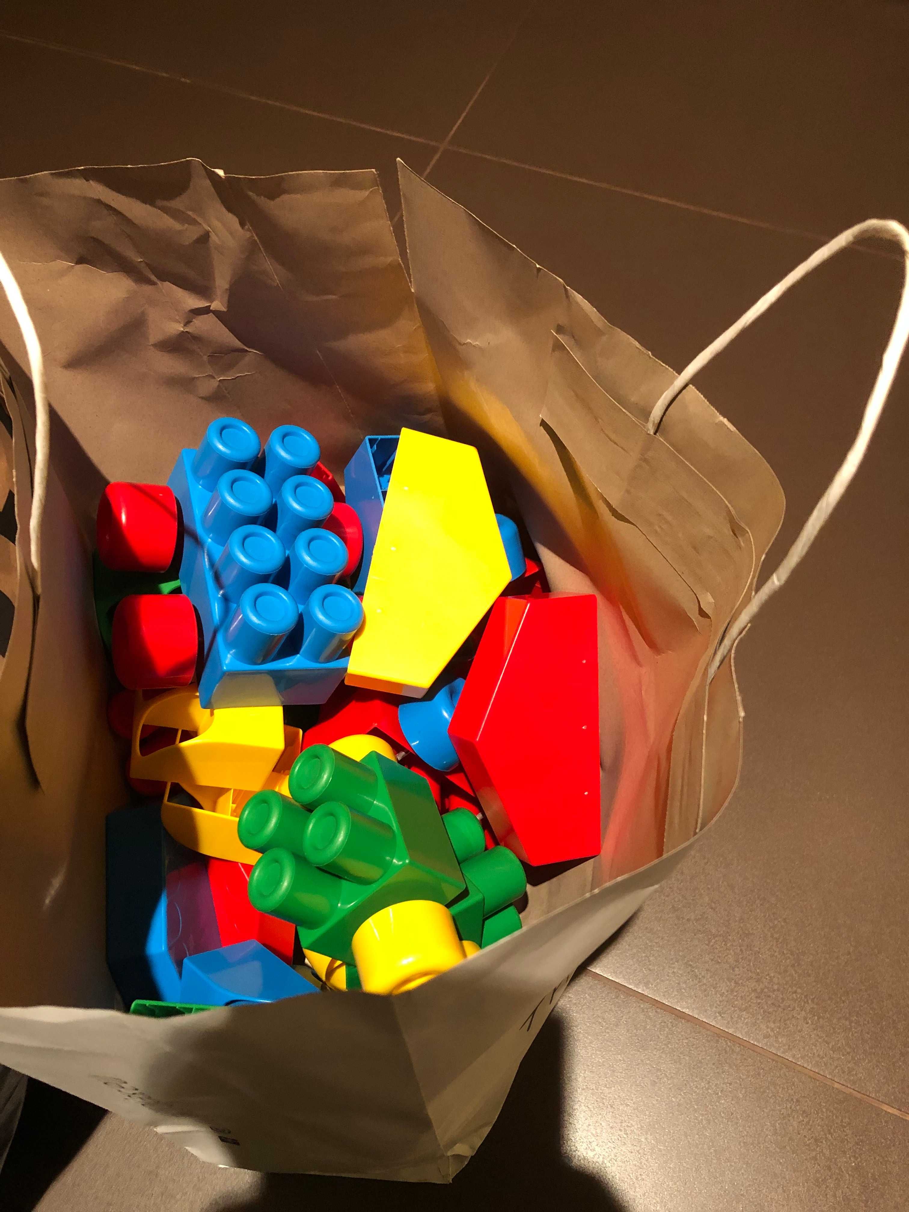 klocki plastikowe  - zestaw WADER mega duże klocki XXL
