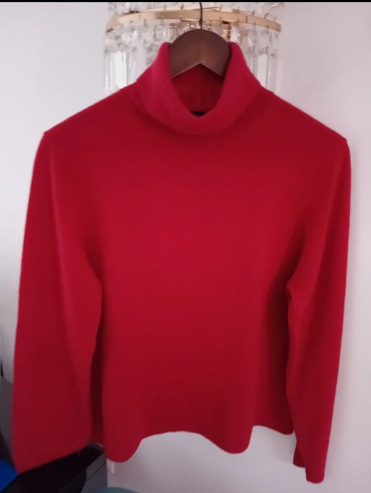 Golf z luksusowej wełny cashmere