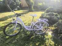 Rower Romet Panda 1 Wrzosowo-bialy jak NOWY