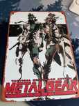 Metal gear solid metal plakat 20x14 cm