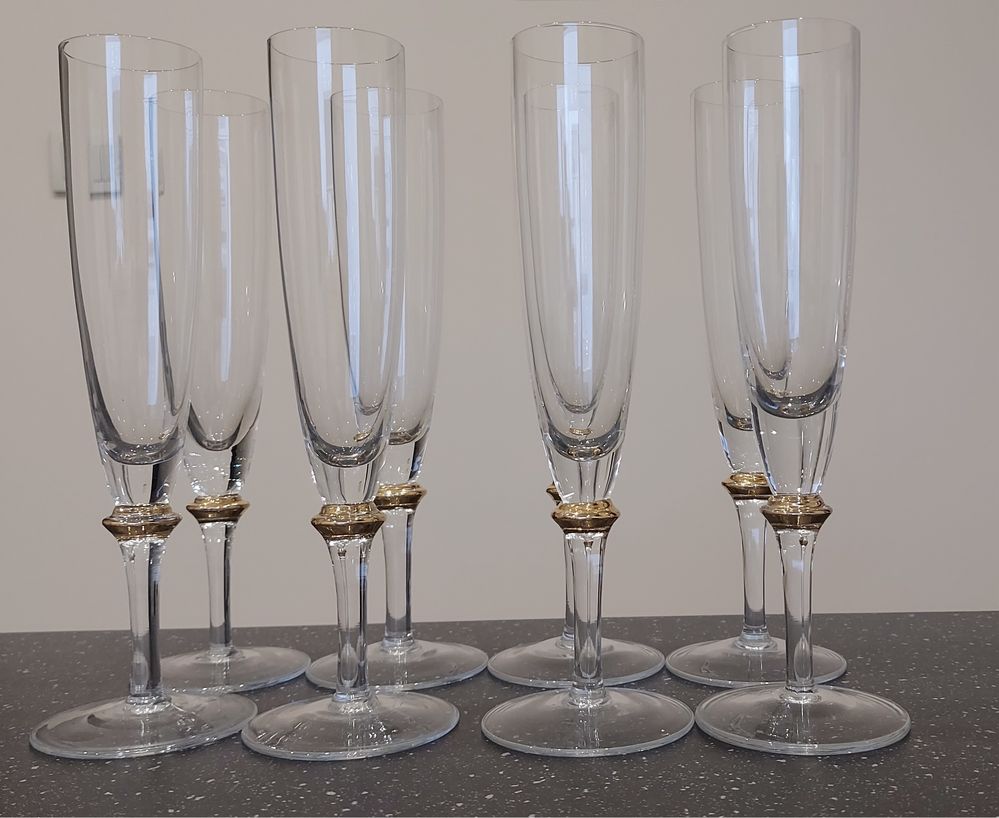 AlmiDecor komplet 8 klieliszków do szampana klieliszki