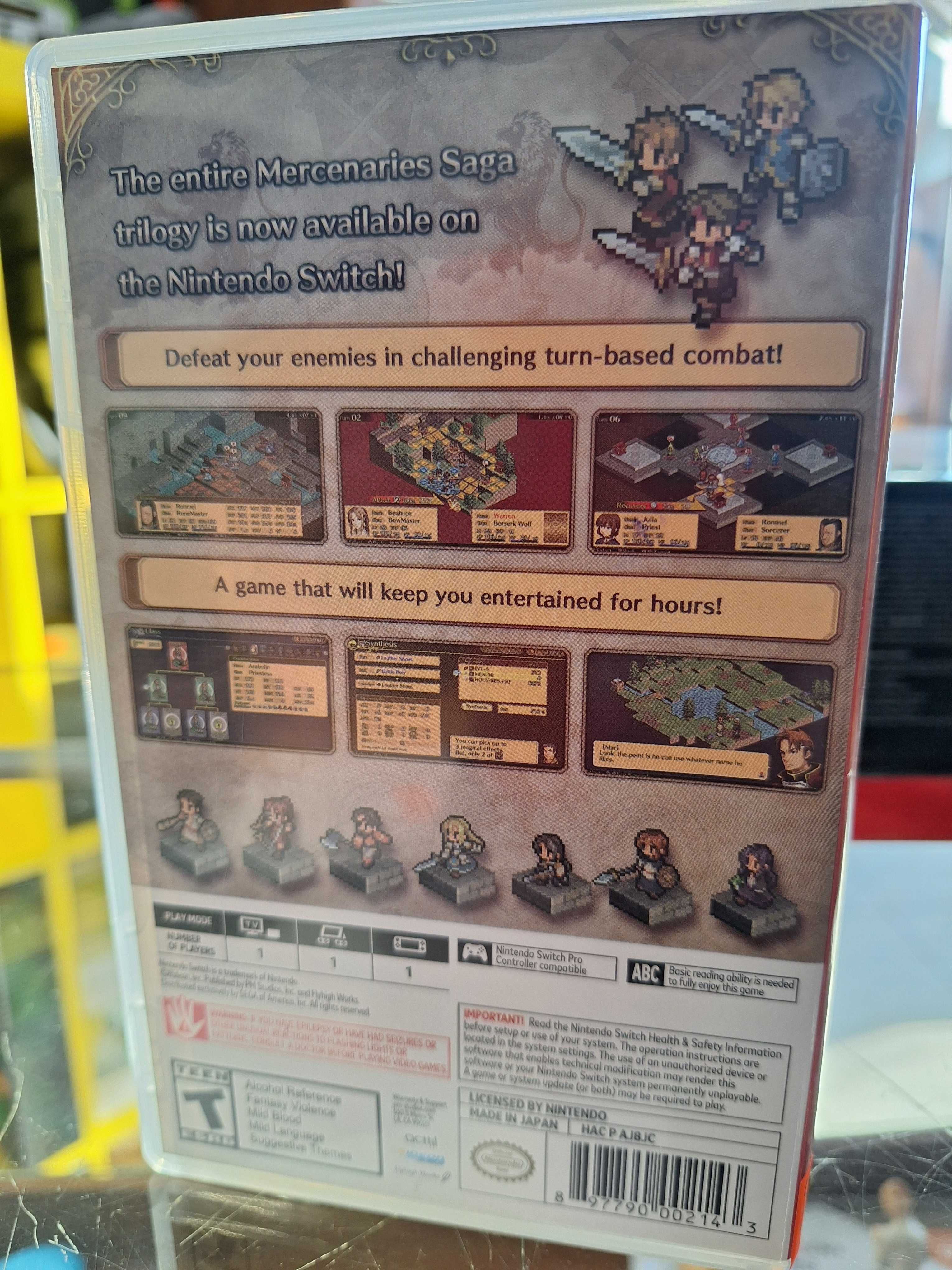 Mercenaries Saga Chronicles Switch, BDB, CenturumGrania
