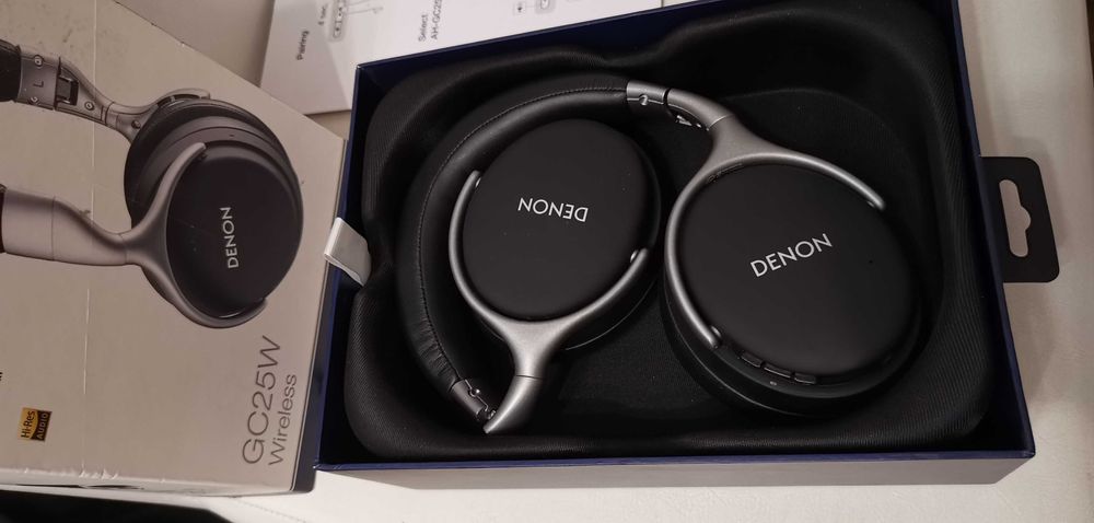 Denon GC25W słuchawki BT, kodek aptx HD, Hi-Res