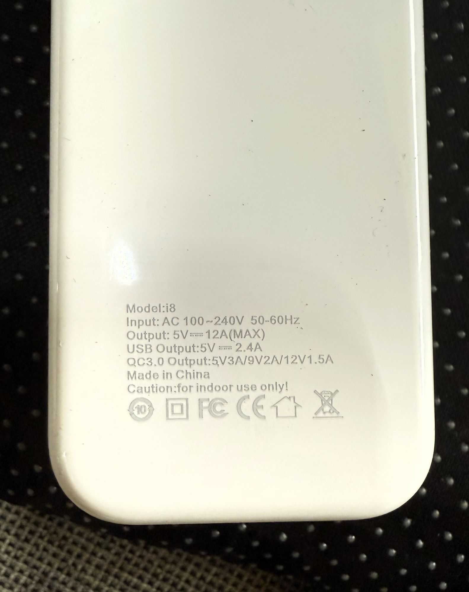 Stacja ładowania USB, 60 W, 8-portowy hub ładowania 7x USB 1x QC 3.0