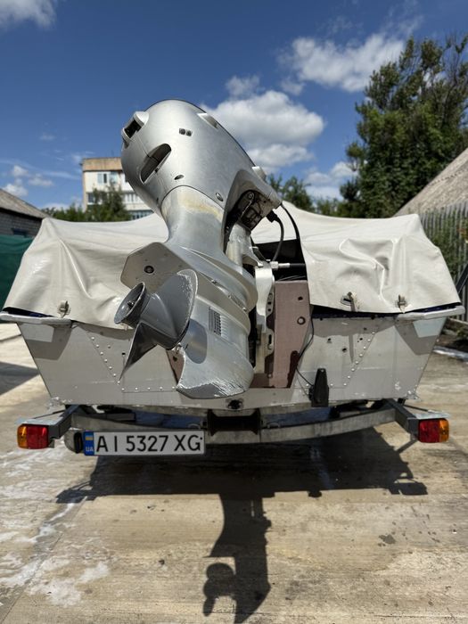 Казанка 5м3 Honda bf20 4 такта